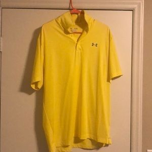 Yellow Under Armour Polo